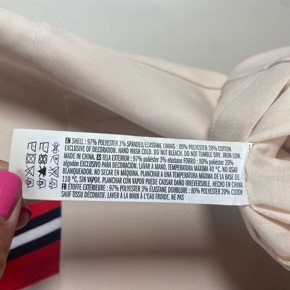 English Factory Varsity Sleeveless Stripe Dress Size M Sporty Athleisure Tennis - Picture 5 of 13